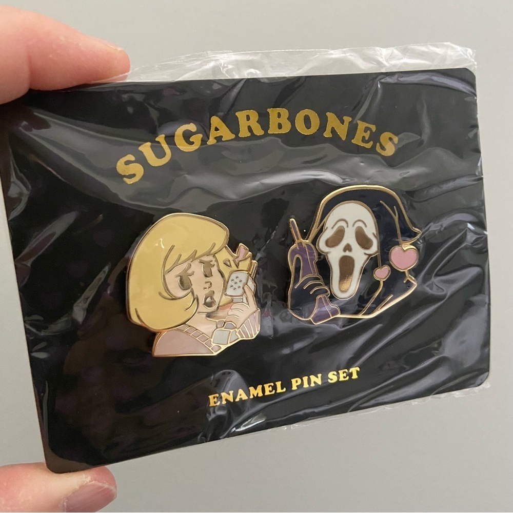 Scream Enamel Pin Set - Picture 2 of 5
